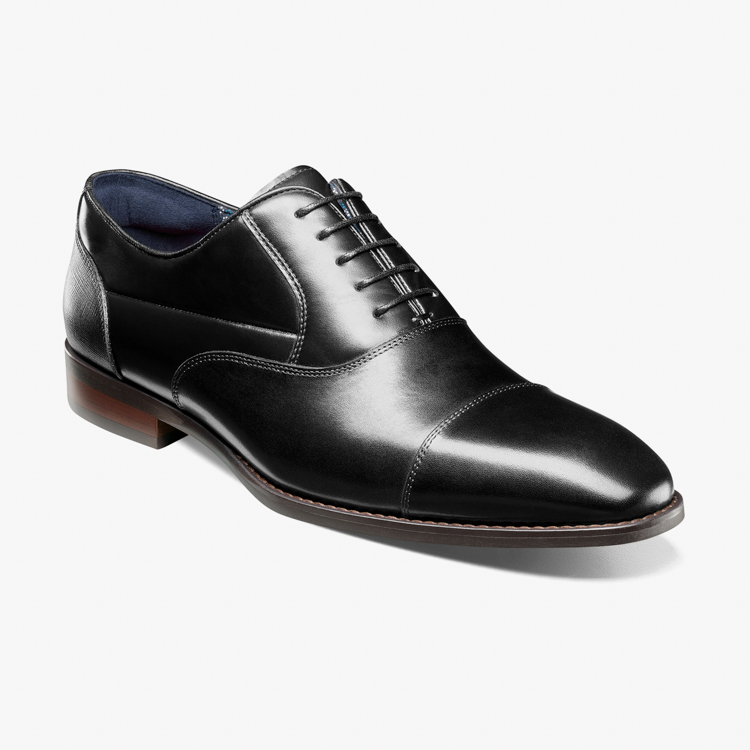 Zapatos negro estilo Kallum marca Stacy Adams clásico | 137954