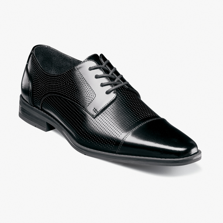 Zapatos negro estilo Kepler marca Stacy Adams clásico | 137978