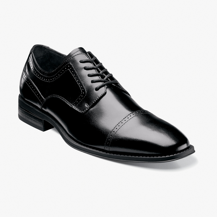 Zapatos negro estilo Waltham marca Stacy Adams clásico | 35892