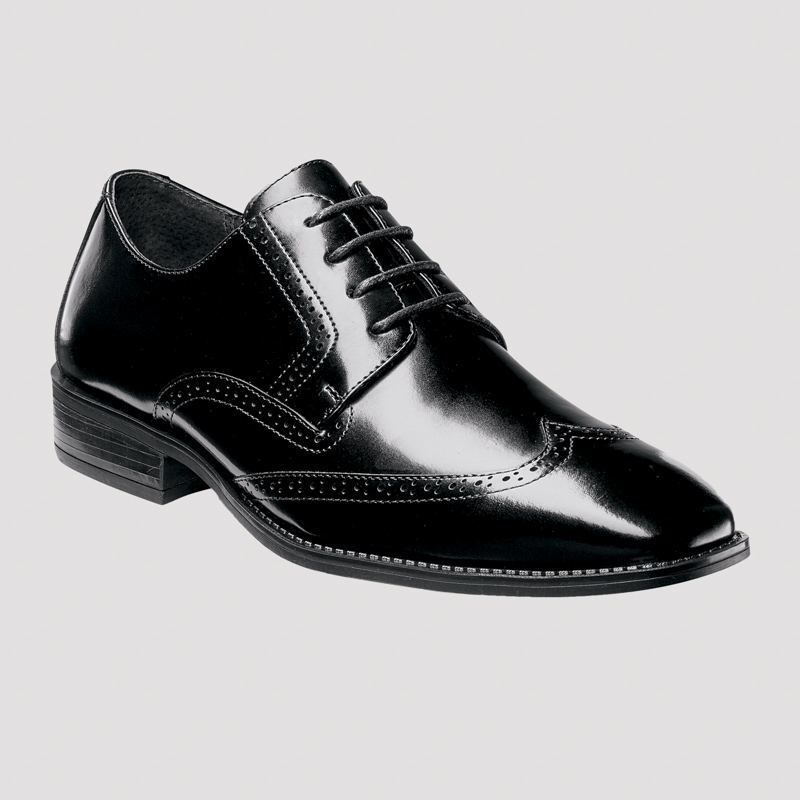 Zapatos negro estilo Adler marca Stacy Adams clásico | 117901