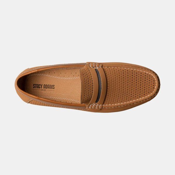 zapatos tan estilo corby marca stacy adams cl sico 154801 CAFE 4